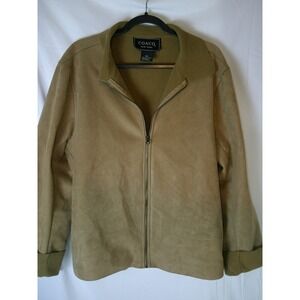 COACO New York Women's Tan Suede Like Jacket Size XL‎